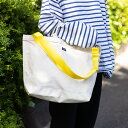 STANDARD SUPPLY/ 2023 YACHT TOTE M NATURAL×YELLOW　スタンダードサプライ トートバッグシンプル おしゃれ 通勤 大容量 帆布 長持ち 男女兼用 マザーズバッグ