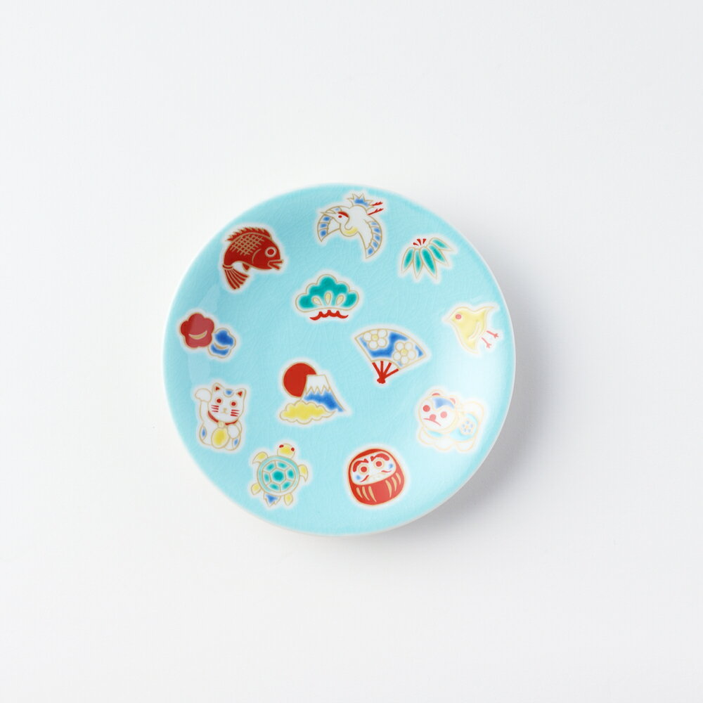 九谷焼 縁起小皿 縁起物のサムネイル