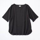 AKOMEYA TOKYO/ steteco DRY ストレッチラウンドTシャツ ネイビー(4)