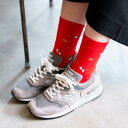 福助×AKOMEYA TOKYO Engimono Socks 23-25cm(ホワイト/ネイビー/レッド)
