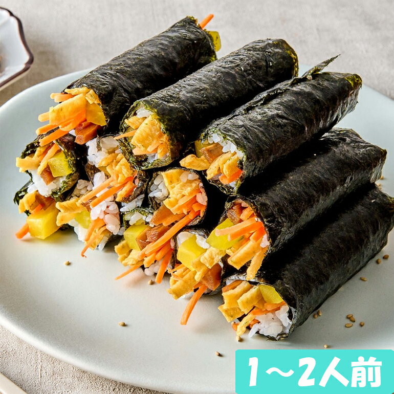 韓国料理 ミールキット ちびっ子キンパ 1-2人前(220g) x 1個 クール便 冷蔵ミールキット 日本製造 冷蔵食品のサムネイル