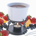 チョコレートフォンデュセット チーズフォンデュセット スイスマー キンドル ホワイト Swissmar Kindle 7 Piece Chocolate Fondue Set White F66321 デザートフォンデュ チーズ料理 スイス料理 パーティー料理