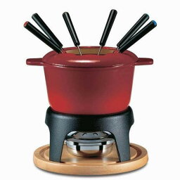 チーズフォンデュセット チョコレートフォンデュセット レッド スイスマー Swissmar Sierra Fondue Set Cherry Red デザートフォンデュ チーズ料理 スイス料理 パーティー料理