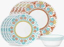 コレール 食器12点セット テラコッタ ドリームズ 食器セット ディナーウェア お皿セット Corelle Dinnerware Set Terracotta ...