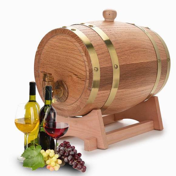 デカンタ ワインバレルディスペンサー ワイン樽 タル 約3L ヴィンテージ オーク ビール ウイスキー ラム酒 Vintage Wood Oak Timber Wine Barrel Dispenser