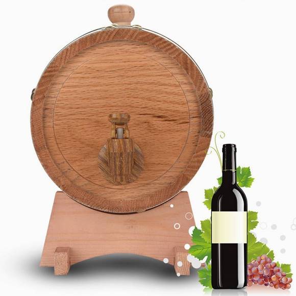 デカンタ ワインバレルディスペンサー ワイン樽 タル 約3L ヴィンテージ オーク ビール ウイスキー ラム酒 Vintage Wood Oak Timber Wine Barrel Dispenser