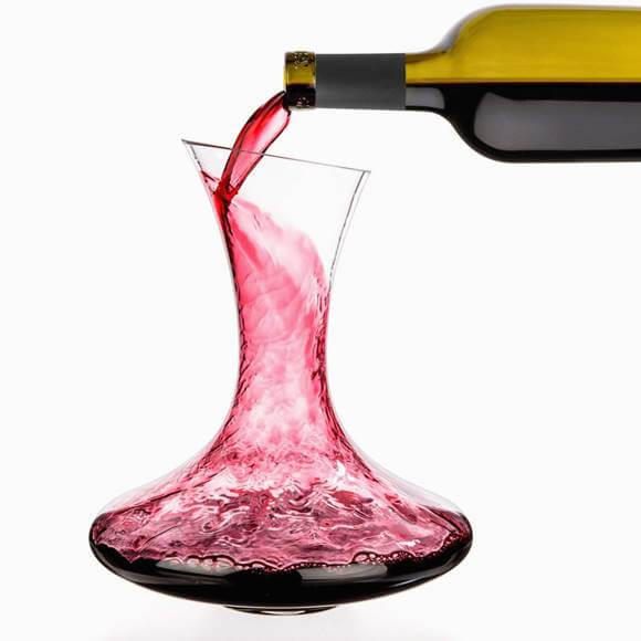 デカンタ ワインデキャンター ディスペンサー Luxbe Wine Decanter 54 ounce ガラスカラフェ クリスタルグラス ワイン ウィスキー Wine ドリンクサーバー