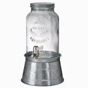 Artland Oasis Distressed Galvanized Steel Beverage Server 1.5 Gallon 約5．6L　ディスペンサー 重量：約2．3kg サイズ：約24×24×43cm ディスペンサー：ガラス製 土台：メタルスタンド 備考 手洗いをして下さい。食洗器はお使い頂けません。 熱い物は入れないで下さい。 ＜関連ワード＞ ビバレッジサーバー グラスジャー ウォーターサーバー ビバレッジディスペンサー ジャグ 果実酒ディスペンサー ドリンクディスペンサー ガラス瓶 瓶 びん 保存容器 レトロ アンティーク 果実酒 梅酒 フルーツ おしゃれ 酒 カフェ フルーツブランデー フルーツ漬け フルブラ ドリンク ホームパーティ イベント インテリア Jug カクテルサーバー パーティー ドリンク お酒 溜める 大容量 ジュース オリジナルカクテル カクテルジュース プレゼント クリスマスプレゼント 父の日 母の日 敬老の日 景品 結婚祝い 新築祝い