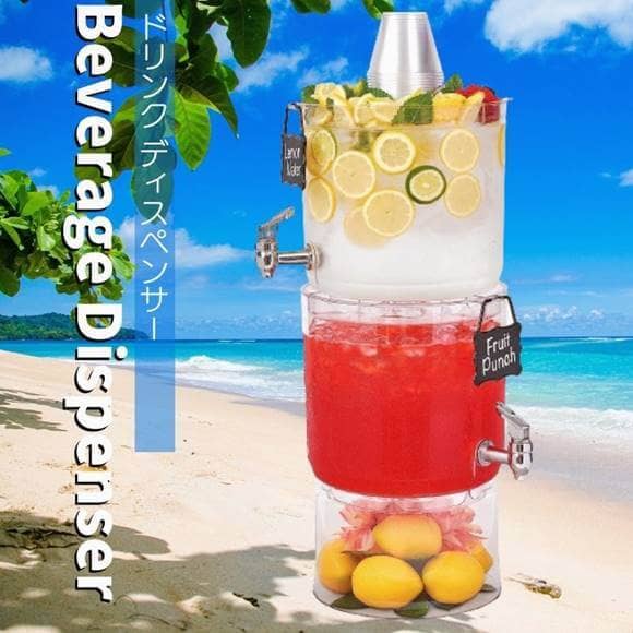 奵С ӥХåǥڥ󥵡 ɥ󥯥ǥڥ󥵡 7.5L 2ѽŤ   Buddeez Beverage Dispenser With Stand ꥢ