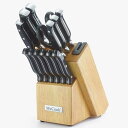 キッチンナイフセット 包丁セット 14点セット キッチンハサミ シャープナー付ウッドスタンド McCook MC26 14 Pieces Kitchen Knife Set with Wooden Block