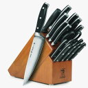 J.A. Henckels International Forged Premio 19-piece Knife Set with Cherry Block 果物ナイフ（約8cm） エッジ果物ナイフ（約8cm） 鋸歯状ユーティリティナイフ（約13cm） ボーニングナイフ　骨スキ（ほねすき）（約14cm） ユーティリティナイフ（多目的包丁）（約15cm） エッジ三徳ナイフ （三徳包丁）（約18cm） ブレッドナイフ（パン切りナイフ）（約20cm） シェフナイフ（約20cm） ステーキナイフ（約11.5cm）×8本 シャープナー（約23cm） キッチンバサミ ブロックスタンド台 サイズ：約43 x 16x 27 cm 重量：約4.5 Kg ＜関連ワード＞ アメリカンキッチンウエア— プロ料理 プロフェッショナル 高級包丁 調理道具 包丁 肉 魚 野菜 naihu スタイリッシュ カトラリー キッチンアイテム 包丁 デザインナイフ 職人包丁 お洒落なナイフ 三徳包丁 多目的包丁 ブレッドナイフ　パン切り包丁 果物ナイフ シェフナイフ 肉切り包丁 naihu houcyou Cutlery Knife Block ランドスケープナイフ 母の日 父の日 敬老の日 景品 新築お祝い 結婚お祝い 祝い ハロウィンパーティー クリスマスプレゼント ギフト プレゼント ホワイトデー