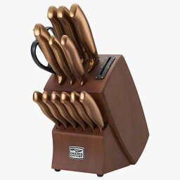 ナイフセット 包丁セット 14点セット キッチンナイフセット ブロック付 刃物 シカゴカトラリー ブロンズ Chicago Cutlery Insignia Bronze Knife Block Set