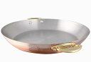 モービル エムヘリテイジ 銅 パエリア鍋 パエリアパン フライパン 約40cm Mauviel M’h?ritage 150b2 Paella Pan, 15.75inch