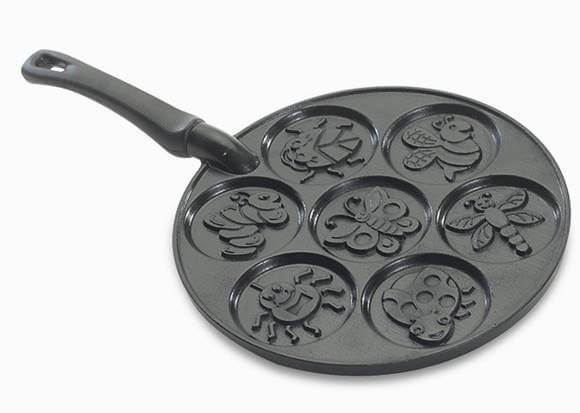 ノルディックウエア 昆虫柄 パンケーキパン 丸型7個 フライパン Nordic Ware Bug Pancake Pan 1910