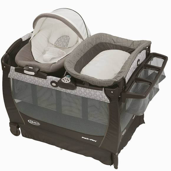 쥳 ѥå ץ쥤䡼 ȡӥ󥰥ȥ󡡡ʥ٥ӡ٥åɡ٥ӡ롦 Graco Pack 'n Play Playard Snuggle Suite LX, Abbington