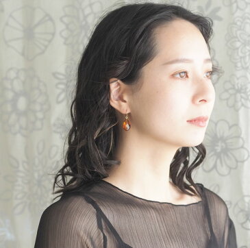 【天然琥珀】ブラウンアンバー ブリリアントカットピアス・イヤリング【送料無料】【ak0714】【4ツ星】【ゆうパケット(追跡可能メール便)】amber 天然石 パワーストーン お守り 母の日 贈り物 プレゼント  こはく アクセサリー