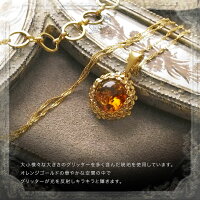【天然琥珀】琥珀こはくのゴールドネックレス【5ツ星ランク】【50cmチェーン付き】【ak0908】【送料無料】【K18ゴールドヴェルメイユ】【アンバー】