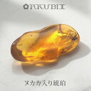 【バルト海の琥珀】虫入り琥珀 ルース こはく ギフト 一点もの【musi402】【ケース・ポーチ付き】【インターナショナルアンバー協会認定正規品】【天然石・パワ...