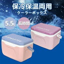 クーラー 5.5L クーラー 保冷剤 ボックス 保冷力 おしゃれ かわいい 部活 釣り 小型 クーラーボックス アイスボックス 保冷 保温