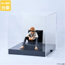 アクリルケース W300 H300 D300 背面白色【固定用ビス付き】 コレクションケース フィギュアケース ディスプレイケース 国産 アクリル板 (透明 ア...