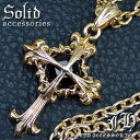 n695 送料無料 超お得 大粒 天然 オニキス クロスsvネックレス ゴールドcolor十字架 ブラック 黒 ジュエリー メンズアクセサリー メンズ ネックレ...