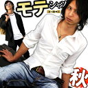 長袖シャツ メンズ yシャツ 長袖 メンズ カジュアルシャツ...
