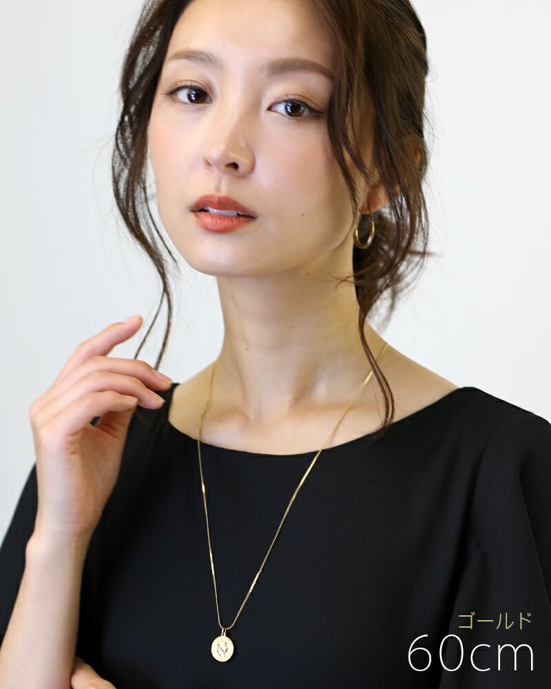 コインネックレス ステンレス 金属アレルギー コイン ネックレス つけっぱなし レディース ネックレス ロングネックレス ショートネックレス チェーン ナンバー シルバー アレルギー ゴールド コインネックレス メンズ ピンクゴールド アクセONE 新作