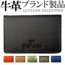 本革 本物 ブランド 名刺入れ ルチアーノ・バレンチノ メンズ レディース ブラック ブラウン ライトブラウン グリーン 黒 濃茶 薄茶 緑 本革小物 ブランド雑貨 ギフト レザー sai118-sai120 アクセONE 新作 服 夏 夏服 秋服 秋