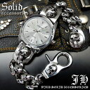 スカル 腕時計 ブレスウォッチ シルバー cr ブレスレット 時計 メンズ 銀 色 ブレスレットウォッチ ブラック 黒 ファッション 男性用 プレゼント ギフト おしゃれ ct74 アクセONE 新作 服 夏 夏服 秋服 秋