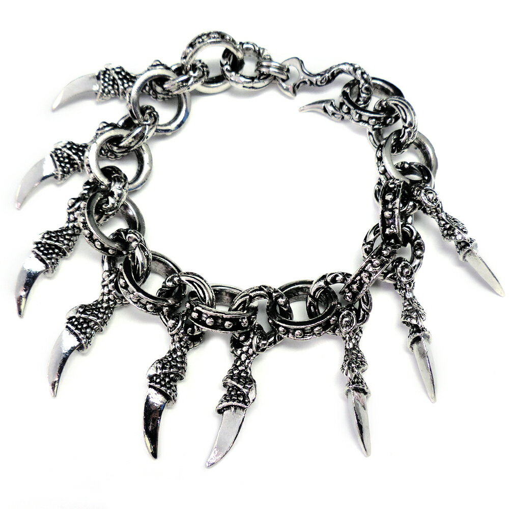 ダイナソーアーム ブレスレット 超ヘビー級 お兄系 シルバーcr メンズアクセサリー メンズ ブレス アクセサリー プレゼント ギフト ファッション 男性用 お...