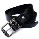 送料無料 完全限定品 超激レア 3ローラーバックルベルト メンズ 黒 ブラック belt3 小物 ベルト 男性用 プレゼント ギフト ファッション おしゃれ ア...
