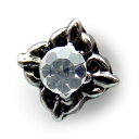 cp76 1個売り シルバーTIPEピアス クリアストーン ジュエリー メンズアクセサリー メンズ ピアス シルバー アクセサリー プレゼント ギフト ファッシ...