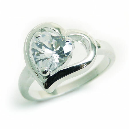 kor186 3号 5号 7号 デザイン抜群 超可愛いハート型ピンキーリング 高級プラチナRG加工 パーティーや結婚式、プレゼントにもファッション プレゼント ...