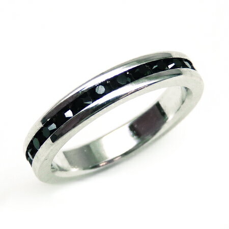 kor300 3号 5号 7号 10号 12号 15号 輝くブラックCZダイヤ キュービック・ジルコニア かわいいピンキーリング 高級プラチナRG加工 パーティ...