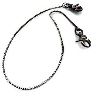 ウォレットチェーン 双頭 ブラックメタリック ジュエリー メンズアクセサリー メンズ ウォレットチェーン チェーン ウォレット シルバー シルバーアクセ アクセ...