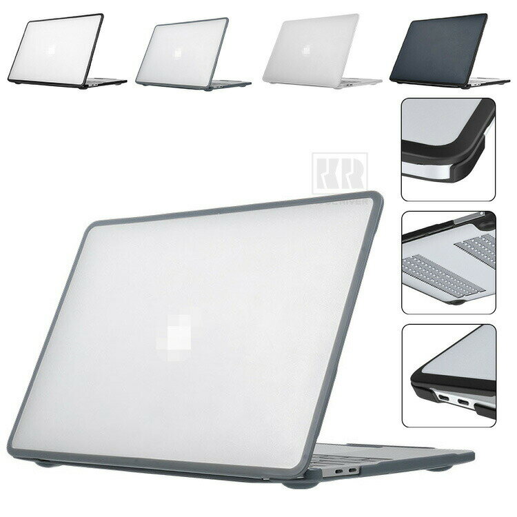 MacBookNeoケース13インチ耐衝撃クリア2026対応A18ProTPU2重構造衝撃吸収半透明マットカバーAppleマックブックネオハードケース