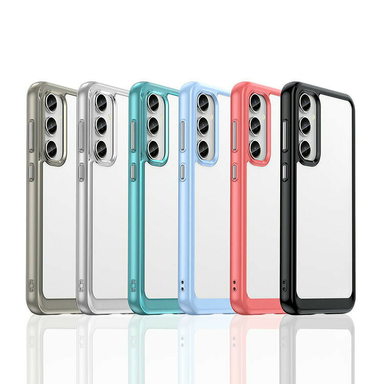 Rakuten - SamsungGalaxyS23FEカバークリア耐衝撃カバーTPU透明ソフトケースサムスンギャラクシーS23FEおすすめおしゃれスマートフォン/スマフォ/スマホケース/カバーストラップホール付き