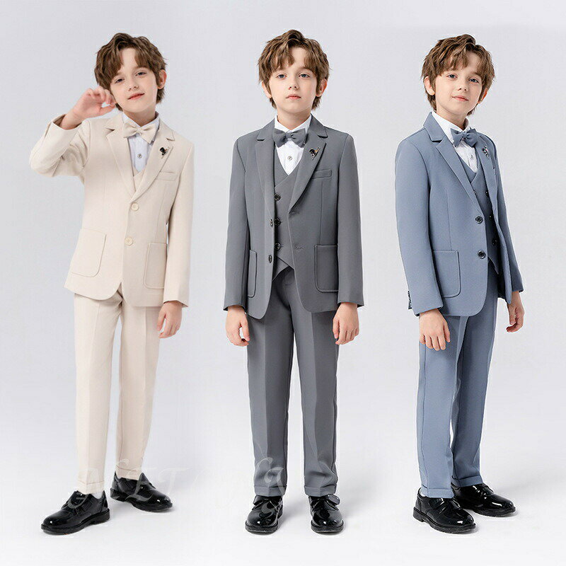 Rakuten - 子供スーツ6点セット男の子入学式卒業式フォーマルスーツ子供服コート七五三保育園発表会結婚式ジャケット長袖キッズスーツベビースーツ小学校中学生セットアップスーツセット上下セットジュニアフォーマルスーツタキシードおしゃれ90110170