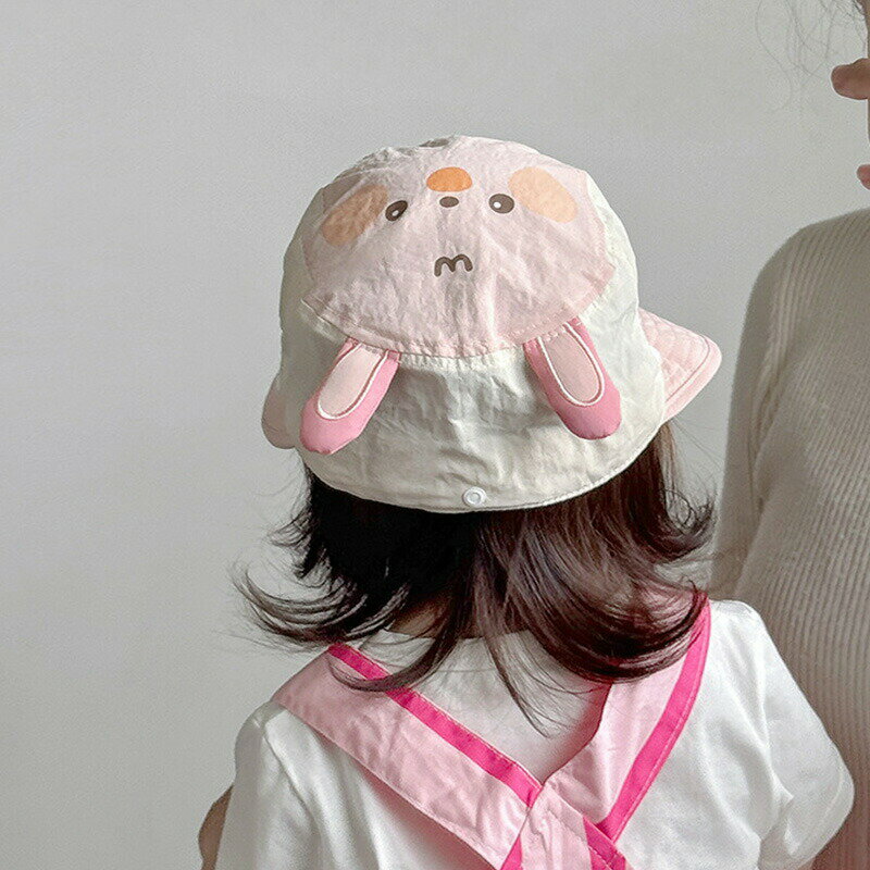 ベビーキッズ帽子サンハット春夏男の子女の子日よけベビー帽子ベビーサンハットあ...