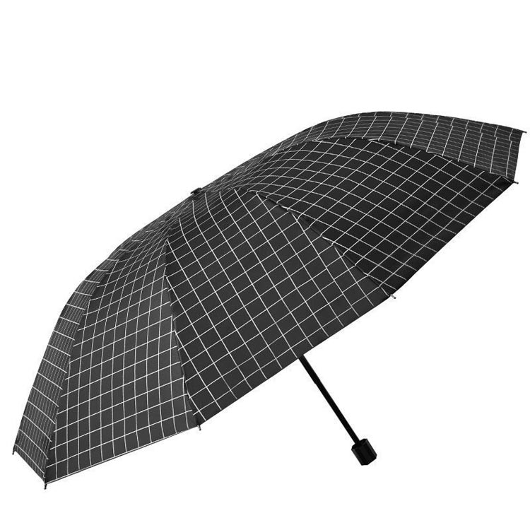 Akyron Styleのメンズ無地大きいサイズ日傘晴雨兼用かさ雨傘10本骨大きいUVカットレディース遮光紫外線折りたたみ大きいサイズチェック晴雨兼用折りたたみ傘直径130cm折り畳み傘折り畳み傘ビッグ家族で入れる傘晴雨兼用抗風UVカット紫外線カット超撥水｜アングル2