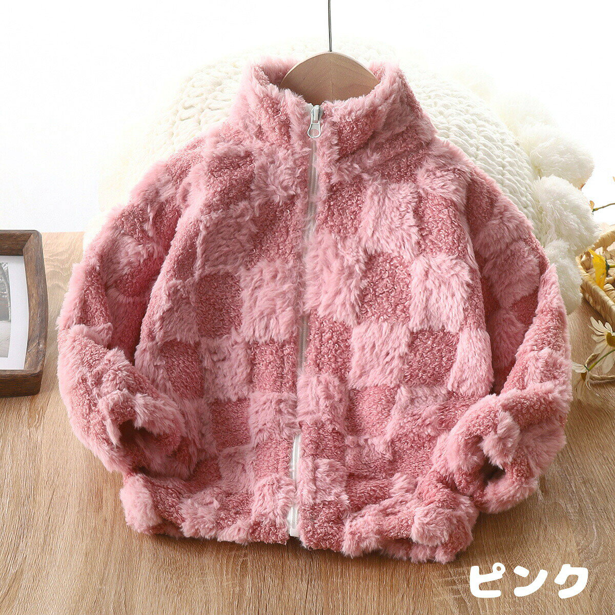 コートベビー着ぐるみもこもこモコモコジャケット防寒着女の子ベビー服子供服秋冬...