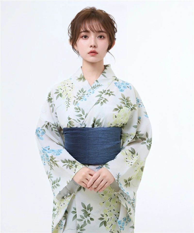 浴衣 レディース 大人 花火大会 花柄 白 夏祭り 初心者向け 浴衣セット カジュアル浴衣 浴衣ドレス 夏着物 女性浴衣 ゆかた レディース エレガント 花火大会 成人式 撮影 観光 着付け簡単 おしゃれ 旅行 YUKATA フリーサイズ