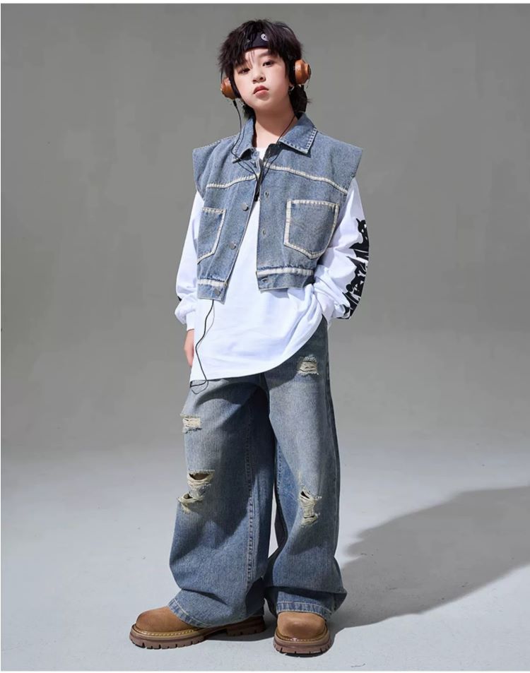 キッズダンス衣装 セットアップ ヒップホップ 衣装 ダンス衣装 キッズ 男の子 ガー...