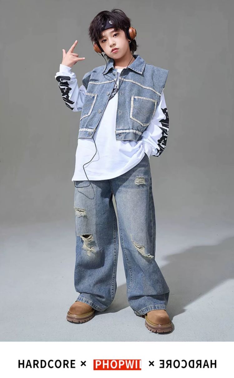 キッズダンス衣装 セットアップ ヒップホップ 衣装 ダンス衣装 キッズ 男の子 ガー...