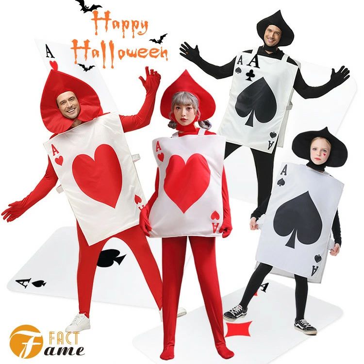 Rakuten - おもしろ 子供 コスプレ ハロウィン 面白い 女の子 男の子 レディース メンズ 男女兼用 兵隊 ブラック レッド トランプ 不思議の国 子供 キッズ 仮装 忘年会 新年会 文化祭 余興 コスチューム オシャレ パーティー 文化祭 イベント 学園祭 舞台劇 cosplay