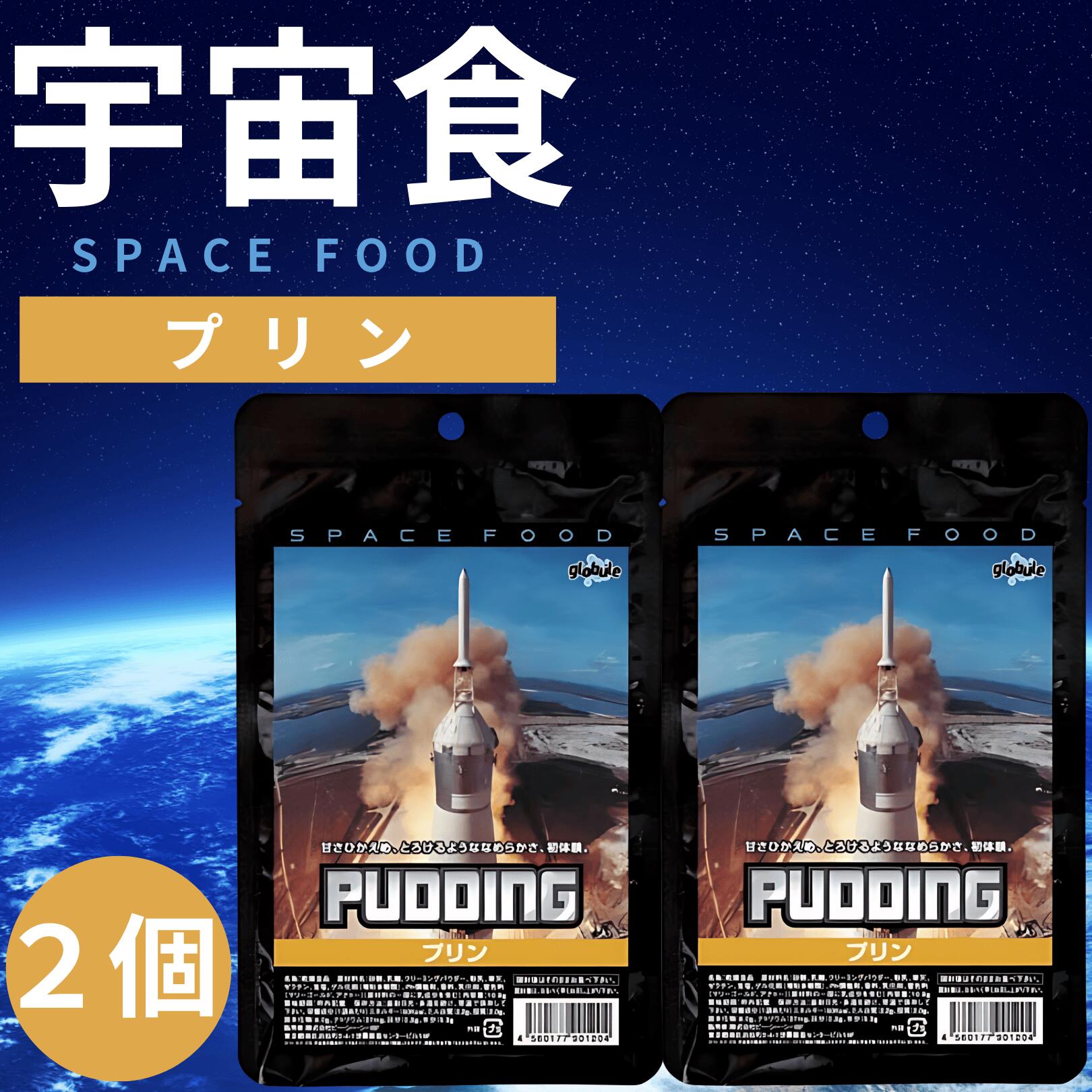 宇宙食 アイス セット プリン お菓子 デザート フリーズドライ デザート 保存食 防災食 非常食 2袋 (プリン2)
