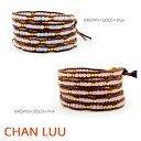 チャンルー ブレスレット CHAN LUU 正規品 チャン・ルー ラップブレス Gold Vermeil NuggetsBlue Lace Agate Wrap Bracele ネックレスやアンクレットに セレブ 愛用 05P03Dec16 レディース メール便 【us】【楽ギフ_○○】