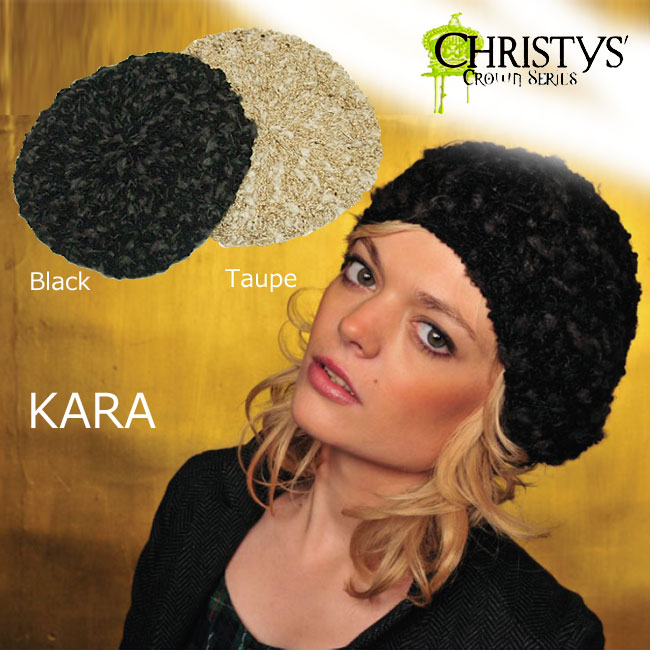 ニット帽 レディース CHRISTYS' HAT クリスティーズ ハット KARA もこもこ ニット帽 Knit Cap 男女兼用 秋 冬 ベレー帽 レディース Christy's HAT セレブ 愛用 05P03Dec16 レディース メール便 【楽ギフ_○○】