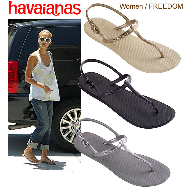 Havaianas ハワイアナス FREEDOM スリムラバー バック ストラップ ビーチサンダル セレブ 愛用 05P03Dec16 レディース メール便 【us】【楽ギフ_○○】