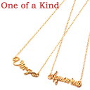 One of a Kind One of a Kind ワンオブアカインド 12星座モチーフ　ゴールド　ネックレス　セレブ 愛用 05P03Dec16 レディース メール便 【楽ギフ_○○】